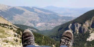 Enjoying the Swiss Alps